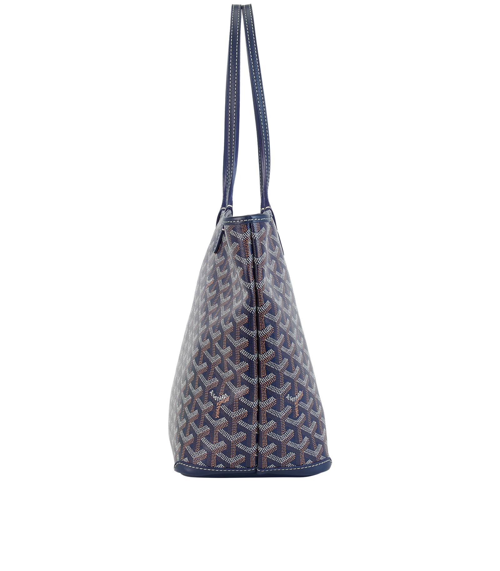 Artois PM, &pound;1,500, Handbags, Navy, Canvas, Bottom view